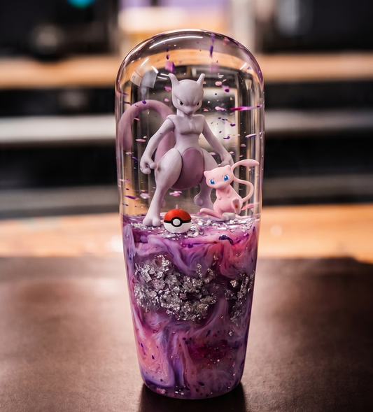 [PRE-ORDER] LED Mewtwo and Mew Knob