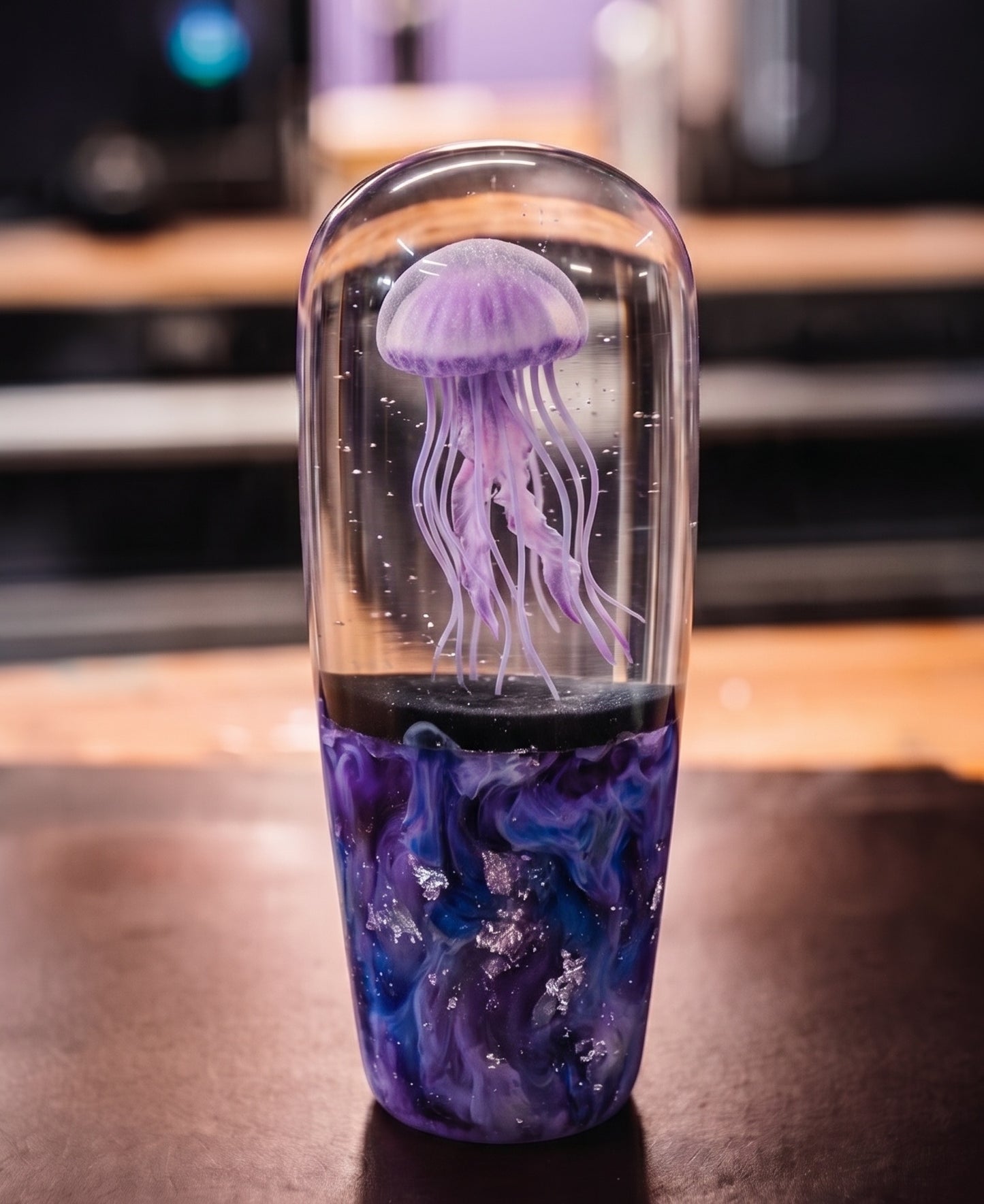 [PRE-ORDER] LED Purple Jellyfish Knob
