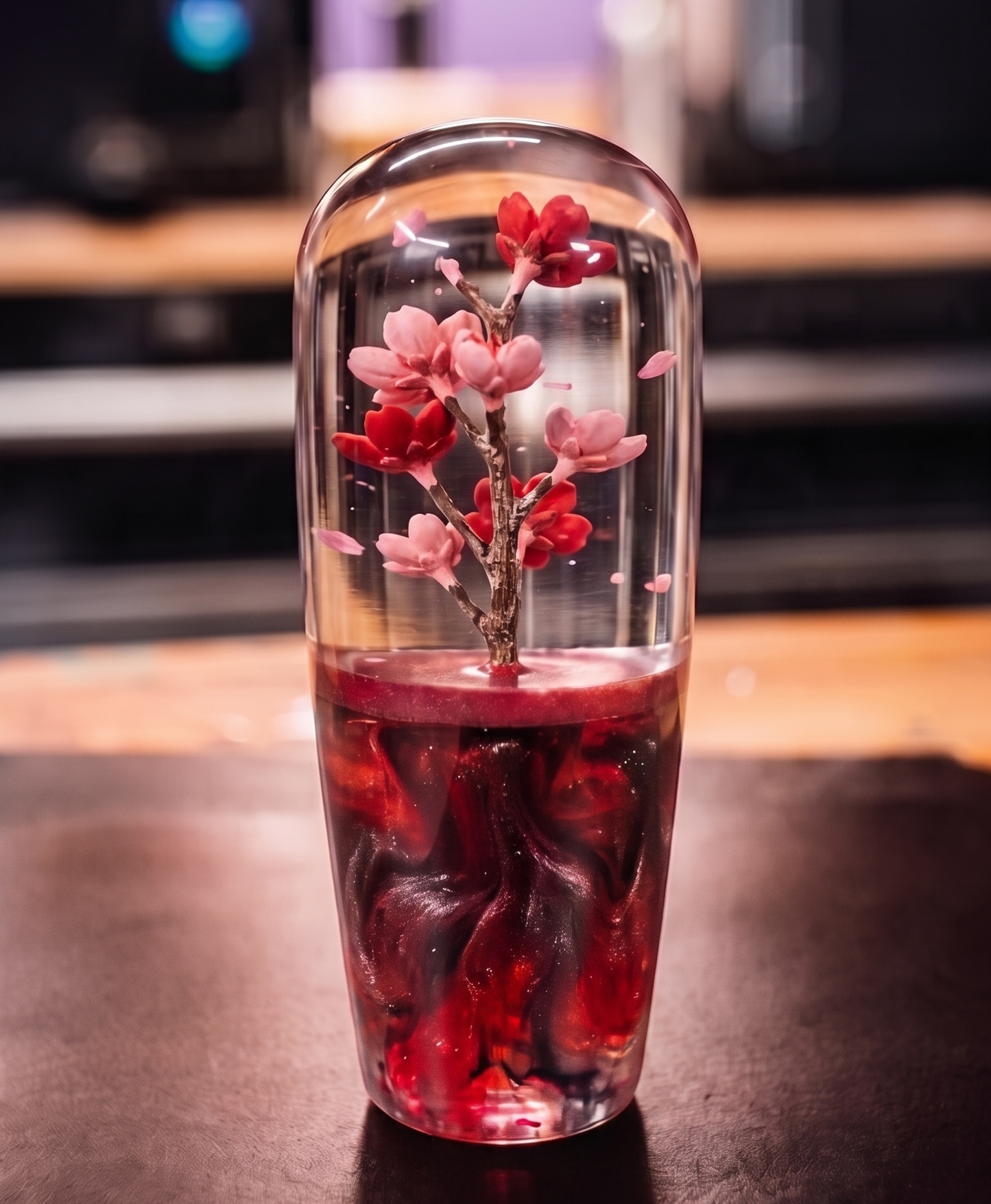 [PRE-ORDER] LED Red Sakura Knob