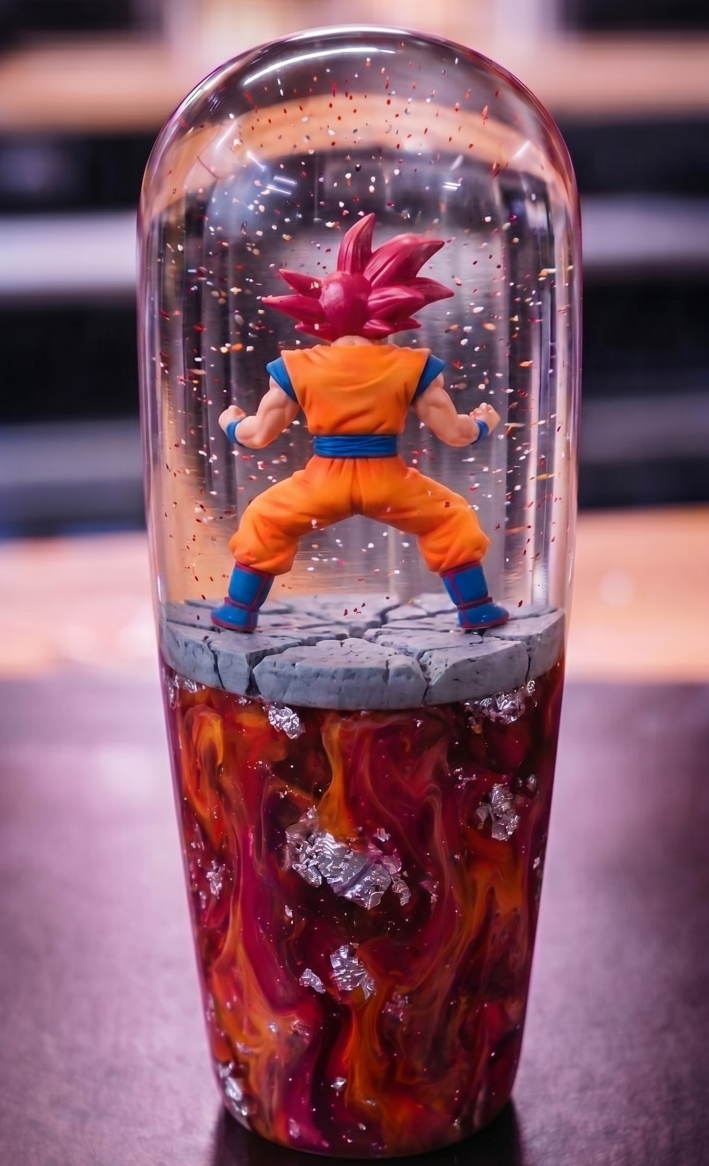 [PRE-ORDER] LED Super Saiyan God Goku Knob